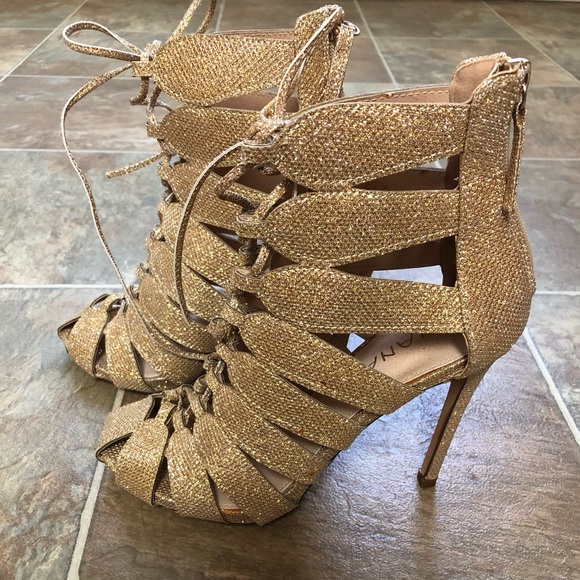 LILIANA HIGH HEEL GLITTER BOOTIES SIZE: 9.0 - Picture 8 of 15